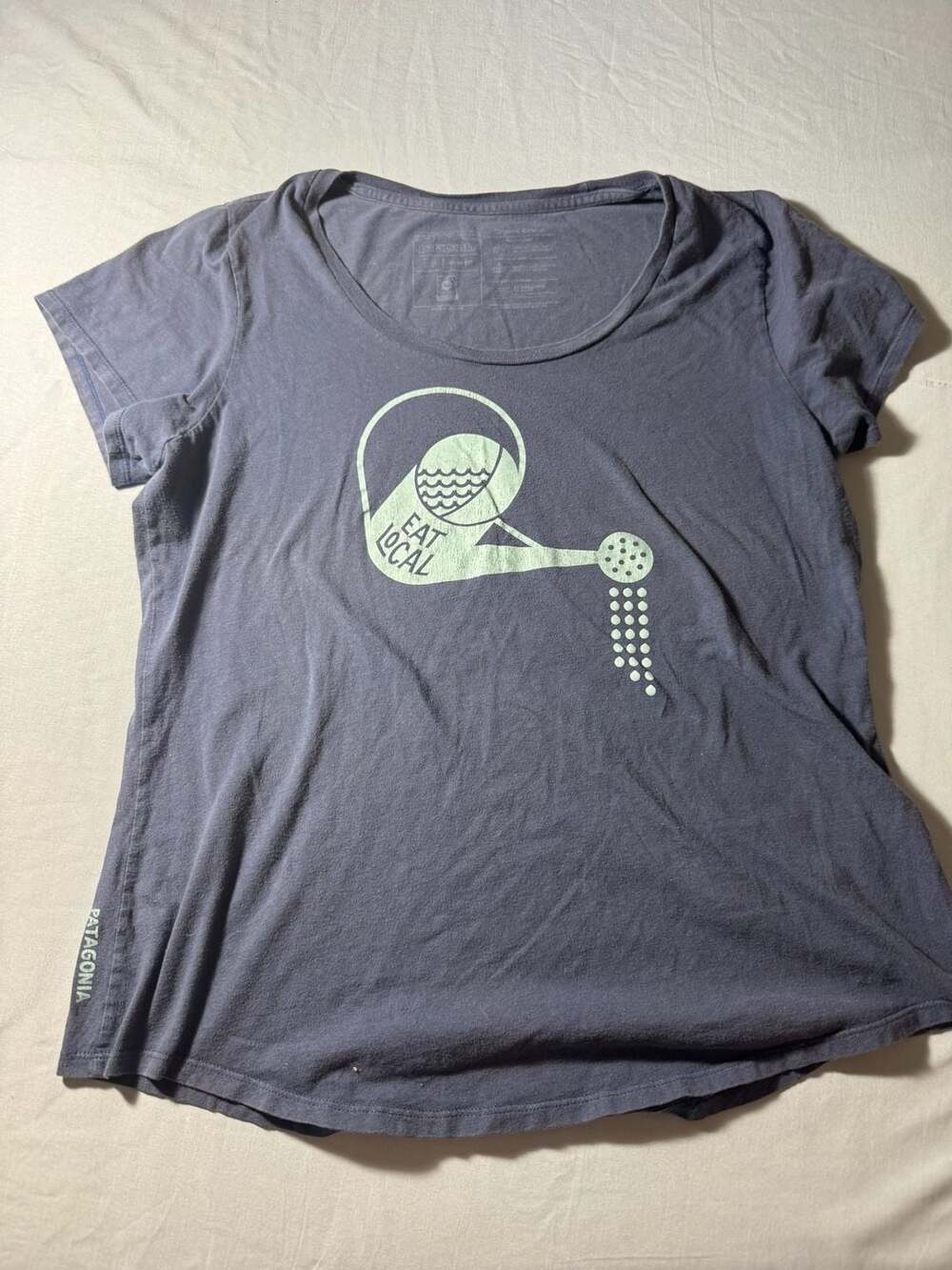Patagonia Women's Eat Local Rain Can Organic Scoop T-Shirt